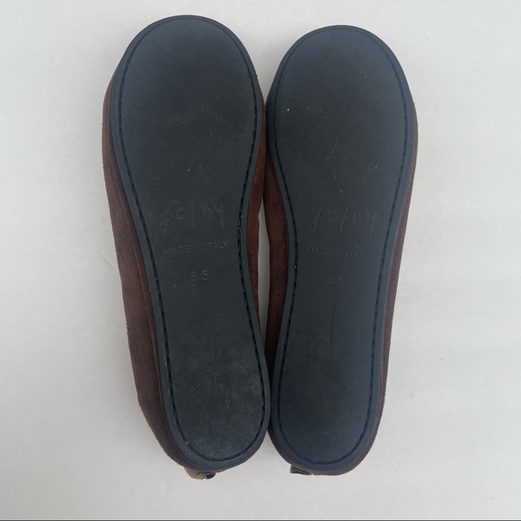 fs/ny brown suede flats shoes size 8.5 - Picture 14 of 14